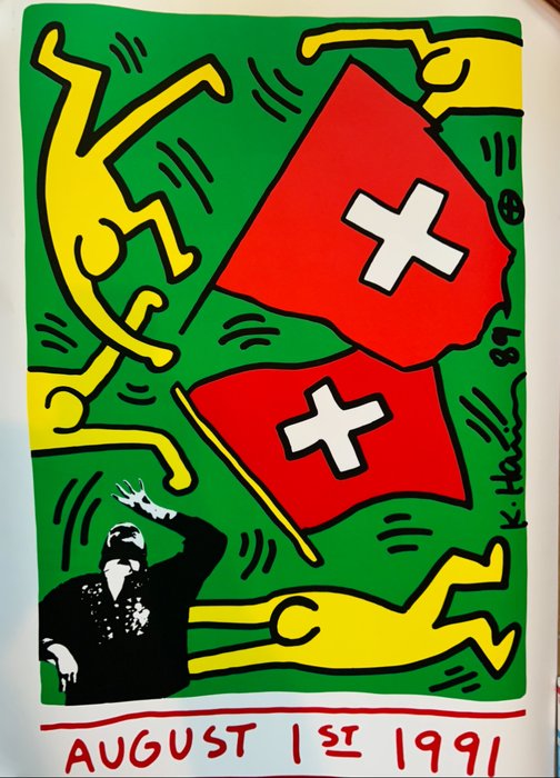 Keith Haring (1958-1990) - 700 years Switserland