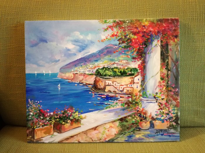 Alfredo Grimaldi (1950) - Colori di Sorrento (Costiera Amalfitana)