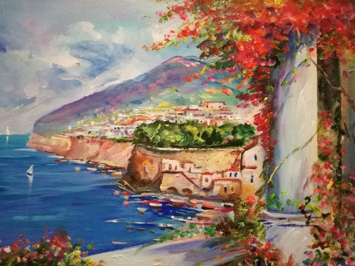 Alfredo Grimaldi (1950) - Colori di Sorrento (Costiera Amalfitana)