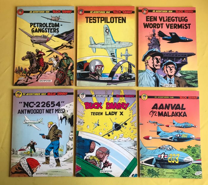 Buck Danny Lot van 21 albums - 20x 2de druk /1x 3de druk. - 21 Album - 1966/1970