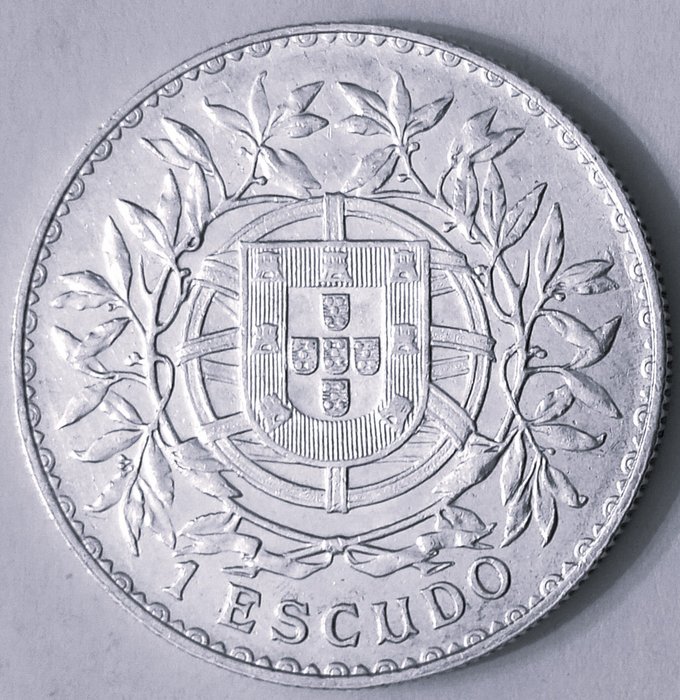 Portugal. Republic. 1 Escudo 1915  (Ingen mindstepris)