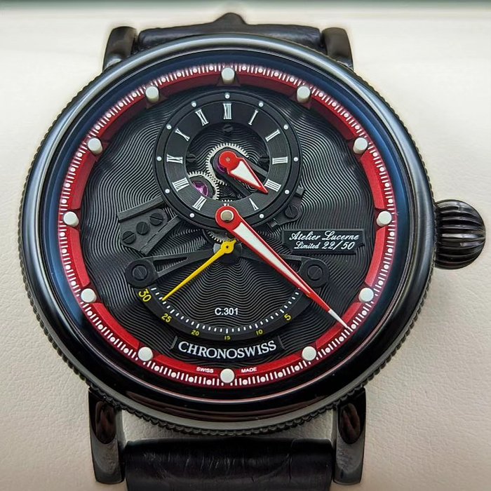 Chronoswiss - Open Gear Resec Red Circle - CH-6925-BKRE - Mænd - 2011-nu