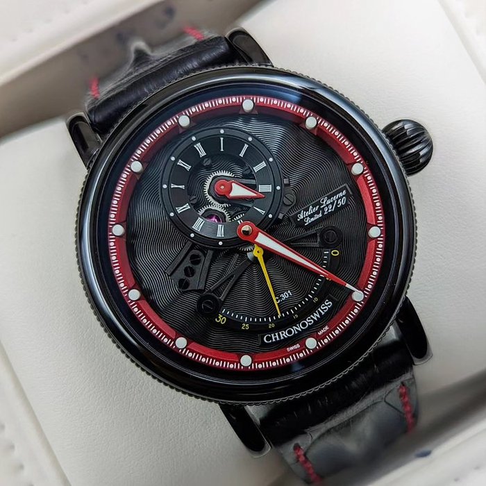 Chronoswiss - Open Gear Resec Red Circle - CH-6925-BKRE - Mænd - 2011-nu