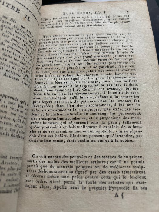 Quinte-curce - Histoire Alexandre le Grand - 1818