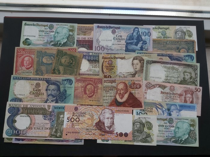 Portugal - 36 Banknotes - Various Dates  (Ingen mindstepris)