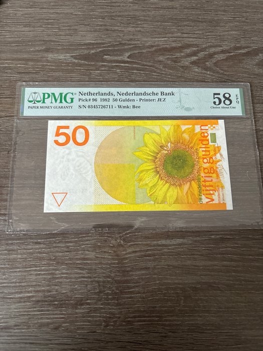 Holland. - 50 Gulden 1982 - Pick 96  (Ingen mindstepris)