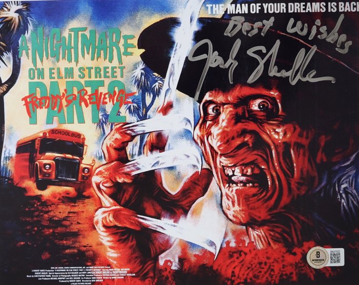 A Nightmare On Elm Street Part 2: Freddy's Revenge - Jack Sholder (Director) - Autograph, Photo With Beckett COA