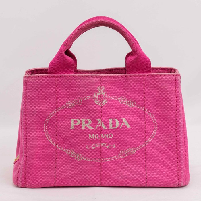 Prada - Canapa Canvas - Håndtaske