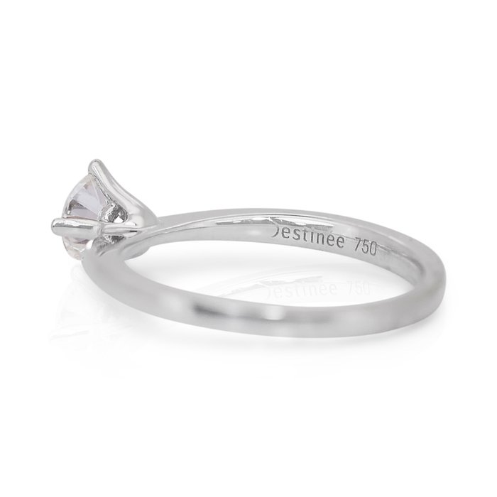 Ring - 18 kraat Hvidguld -  0.55ct. tw. Diamant (Natur)