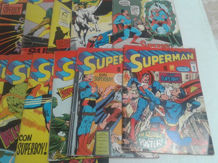 Superman 1/16 completa - 2° serie williams - 1 Comic collection - Første udgave - 1971