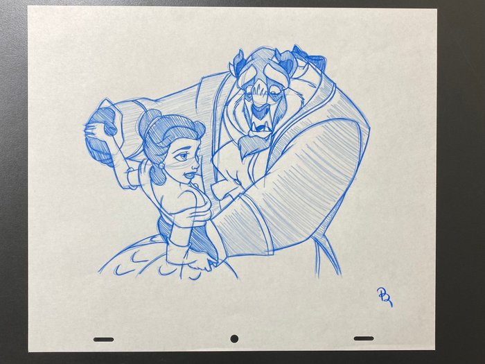 Walt Disney Productions - Beauty and the Beast (1991 film) - 1 Illustrationstegning