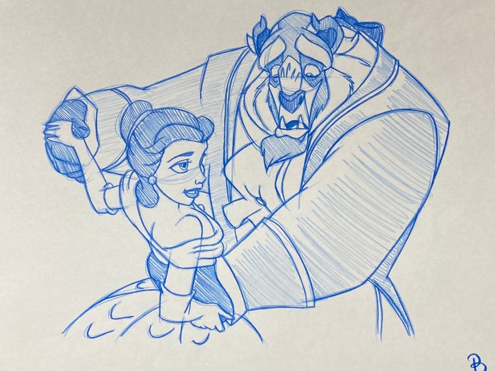 Walt Disney Productions - Beauty and the Beast (1991 film) - 1 Illustrationstegning