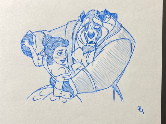 Walt Disney Productions - Beauty and the Beast (1991 film) - 1 Illustrationstegning