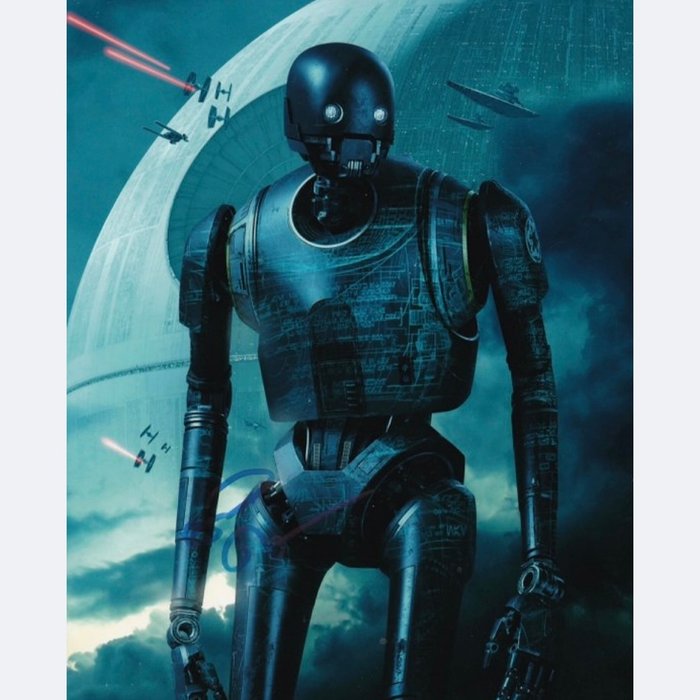 Star Wars: Rogue One - Signed by Alan Tudyk (K-2SO)