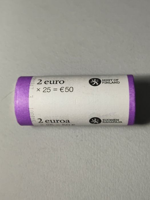 Finland. 2 Euro 2013 "Kallela" (25 monete) in rotolino  (Ingen mindstepris)