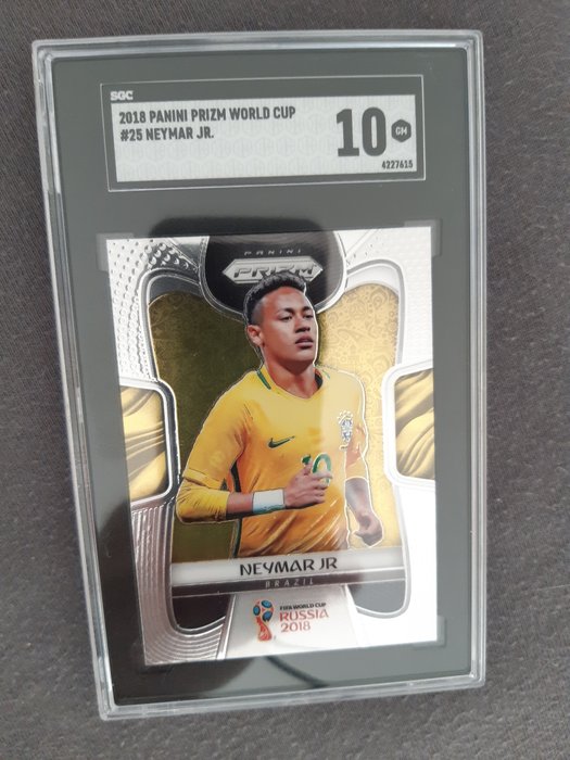 2018 Panini Prizm World Cup Neymar Jr. #25 SGC 10 Graded card