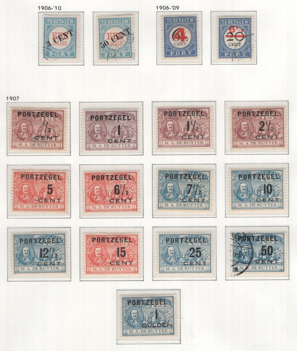 Holland 1870/1958 - Samling af Frimærker - Komplet - NVPH P1/P106