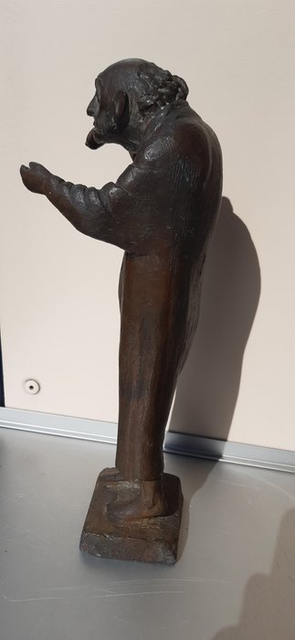 Gerhard Marcks (1889-1981) - Skulptur, Prediger - 30.5 cm - Bronze - 1978