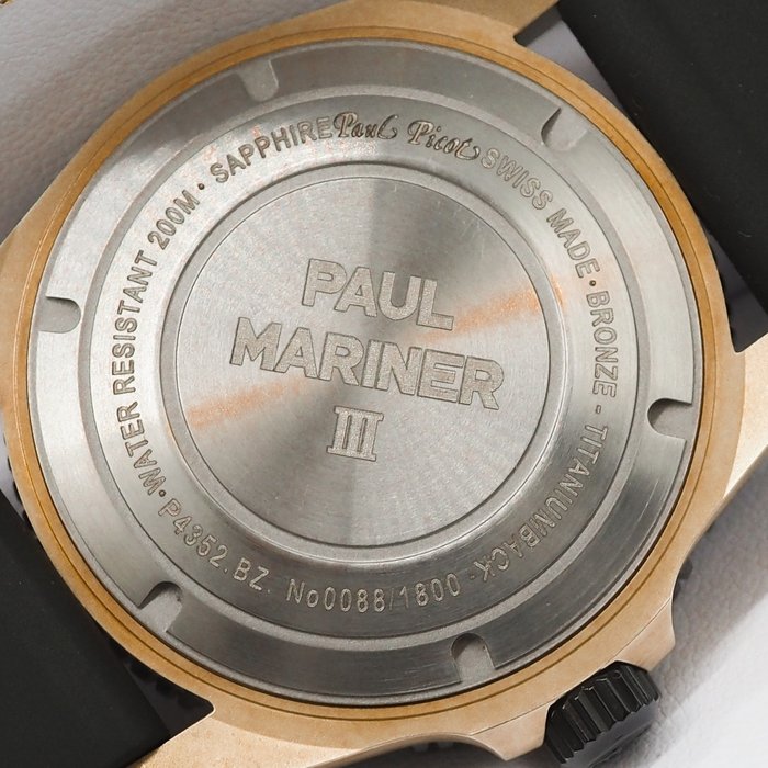 Paul Picot - Automatic - Ingen mindstepris - * Mariner III * Bronze * - Mænd - 2011-nu