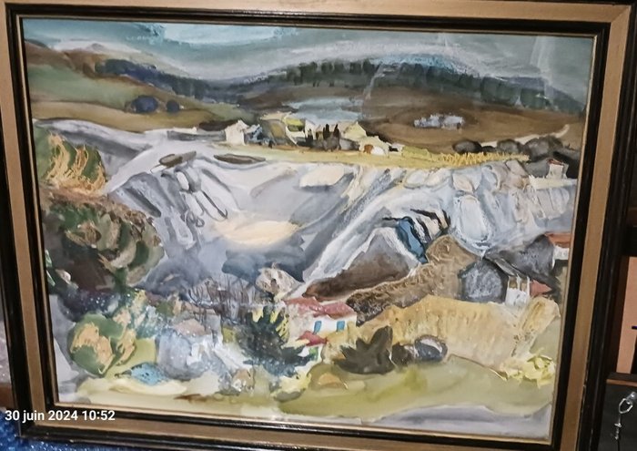 Georges Manillier (1906-1981) - Paysage à la carrière