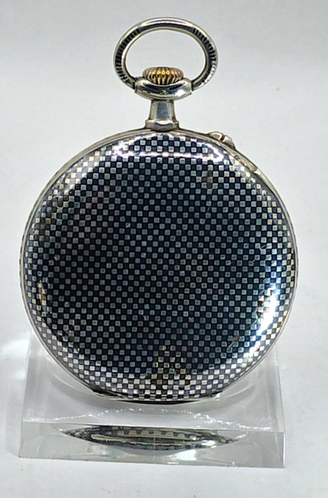 International Watch Co - große Tula-Silber Lepine Taschenuhr - Kaliber 52-19lig H5 - Schweiz omkring 1914