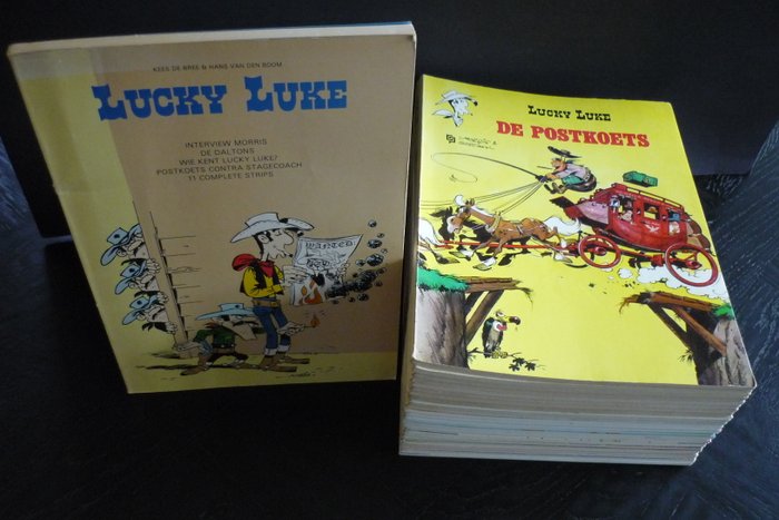 Lucky Luke 1 t/m 28 + Stripschriftspecial Lucky Luke - 29 Album - Første udgave - 1969/1987