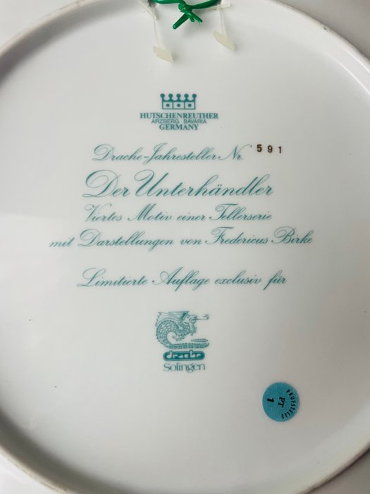 Solingen - Tallerken (6) - Porcelæn - Hutschenreuther