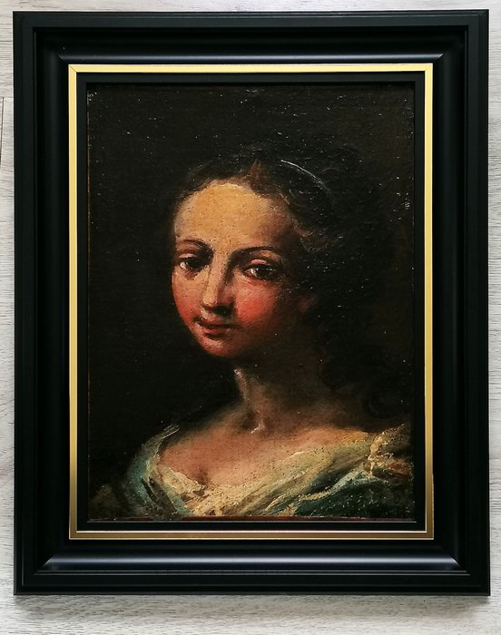 Italiensk skole (XVIII) - Portrait of a Young Lady