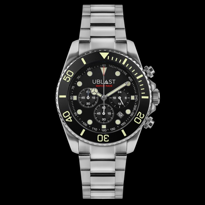 Ublast - Match Race Chronograph - UBMRC42BK - Mænd - Ny