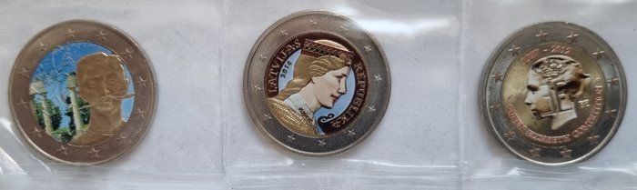 Europa. 2 Euro 2004/2015 (20 verschillende)  (Ingen mindstepris)