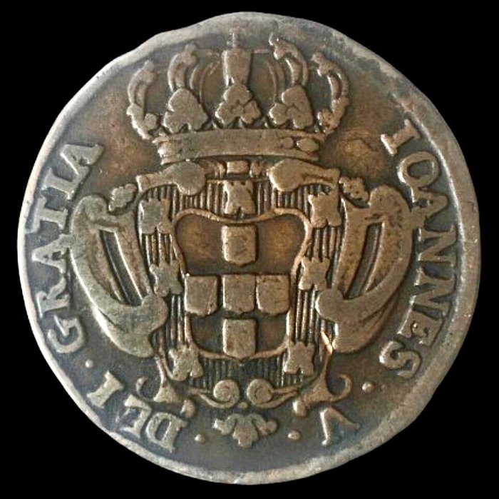 Portugal. D. João V (1706-1750). X Reis - 1727 - (R655)  (Ingen mindstepris)