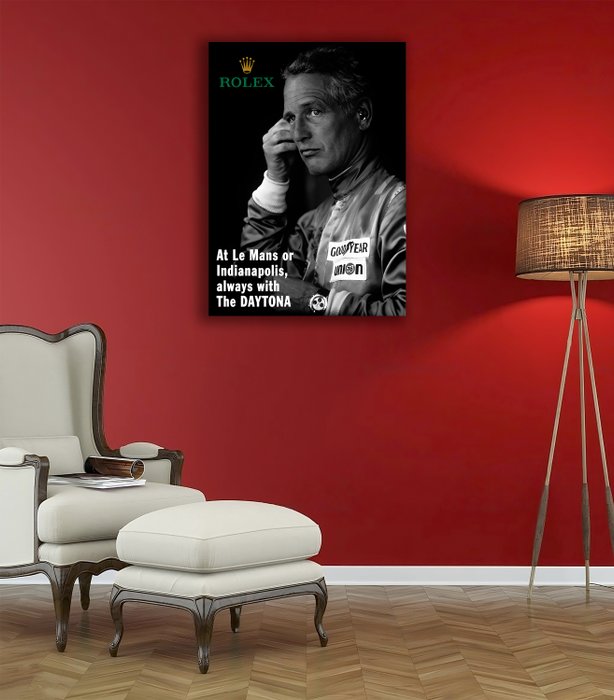 POS (point of sale reklamegenstand) - Paul Newman - ROLEX