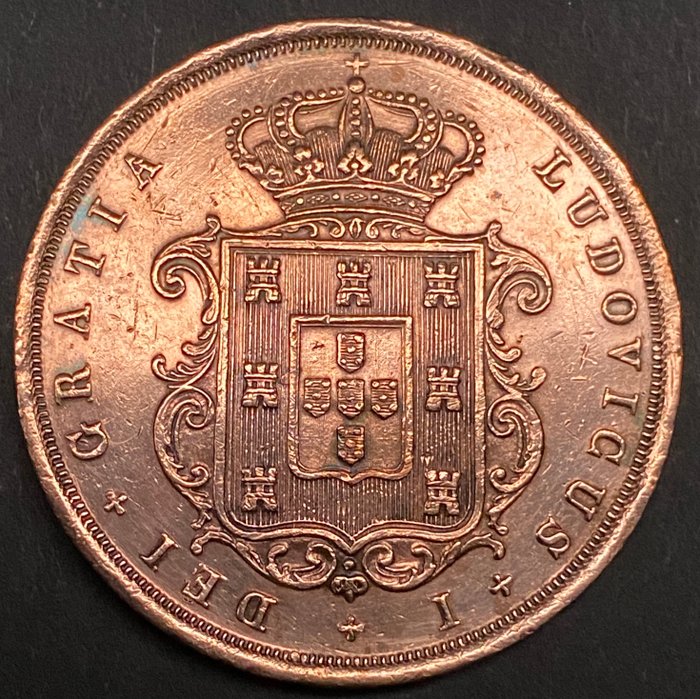 Portugal D Luís I (1861-1889) XX Reis 1873  (Ingen mindstepris)