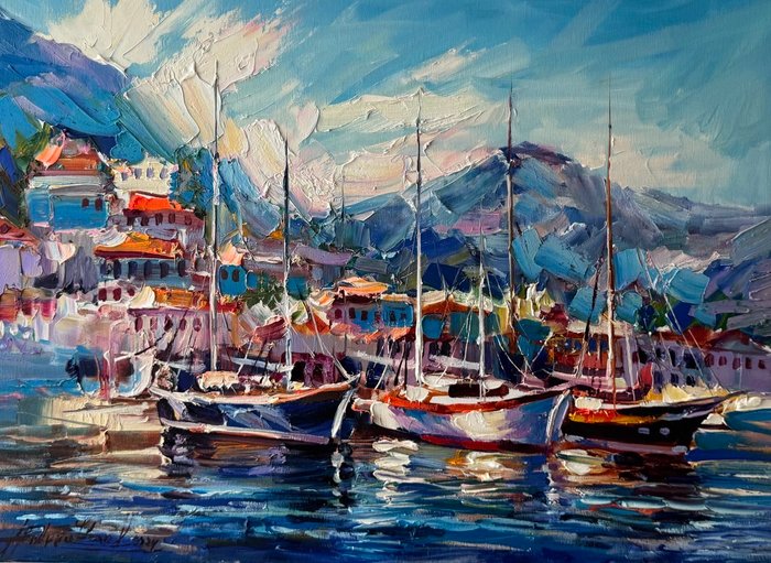 Andriy Phigol (1974) - Sunny day in marmaris. Water fest