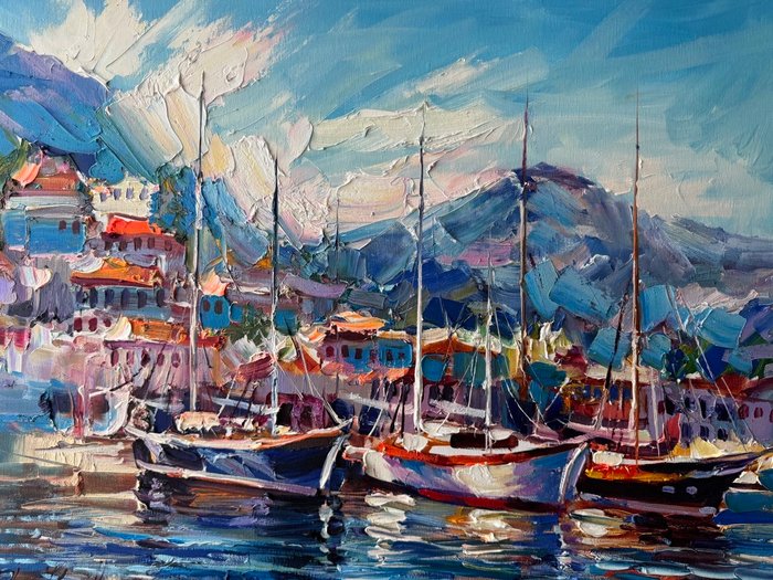 Andriy Phigol (1974) - Sunny day in marmaris. Water fest