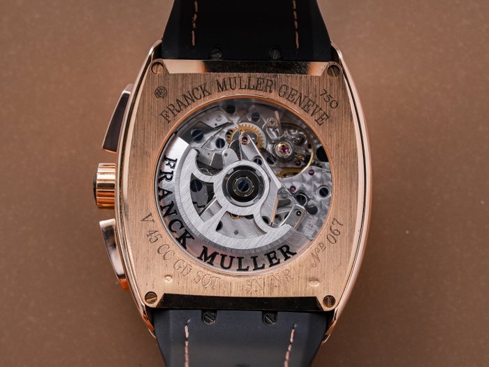 Franck Muller - Vanguard 18k Rose Gold - V 45 CC GD SQT (5N NR) - Mænd - 2011-nu