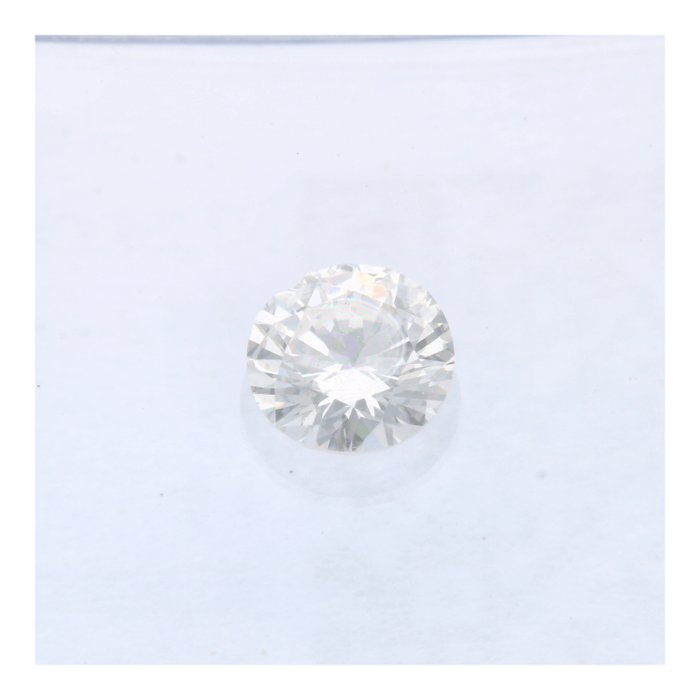 Ingen mindstepris - 1 pcs Diamant  (Natur)  - 0.24 ct - Rund - H - I1 - International Gemological Institute (IGI)