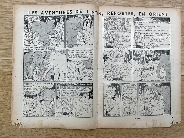 Petit XXe - 6/7/1933 - Tintin, Reporter en Orient