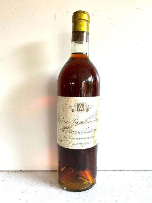 1953 Château Roumieu Lacoste - Sauternes - 1 Flaske (0,75L)