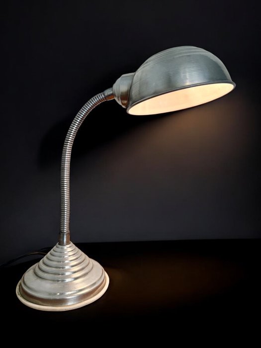 Bordlampe - 1950'ernes industri-/rumalder - Aluminium