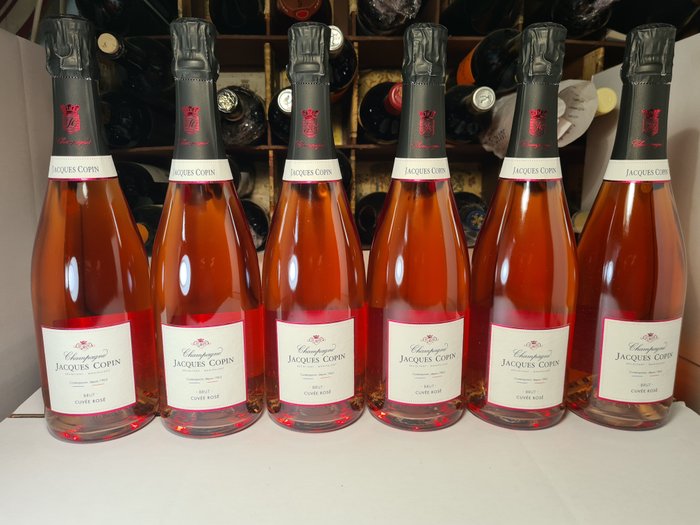 Jacques Copin - Champagne Rosé - 8 Flasker (0,75 L)