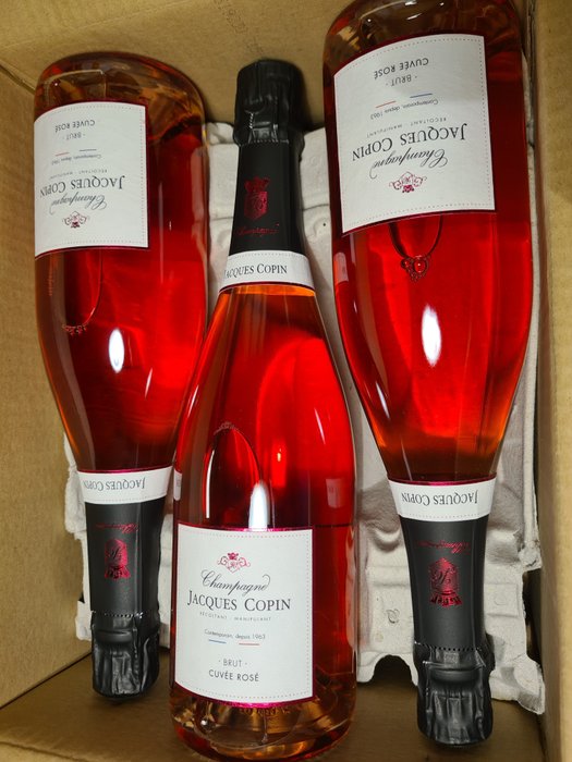 Jacques Copin - Champagne Rosé - 8 Flasker (0,75 L)