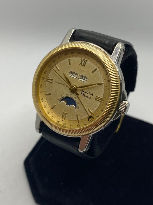 Alpina - Automatic Triple Date 18K Yellow Gold/ Steel - 1331 - Mænd - 1990-1999