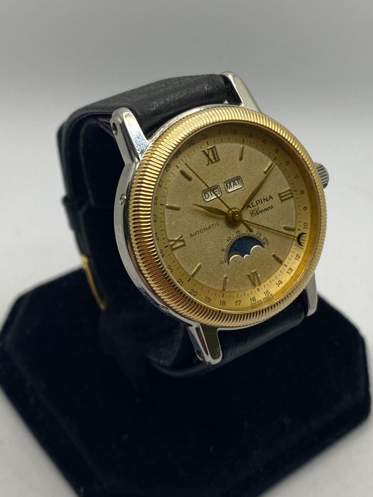 Alpina - Automatic Triple Date 18K Yellow Gold/ Steel - 1331 - Mænd - 1990-1999