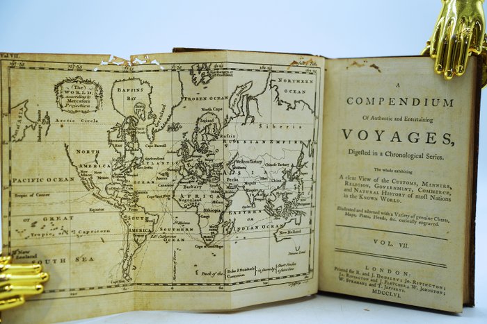 Tobias Smollett - A compendium of authentic and entertaining voyages - 1756