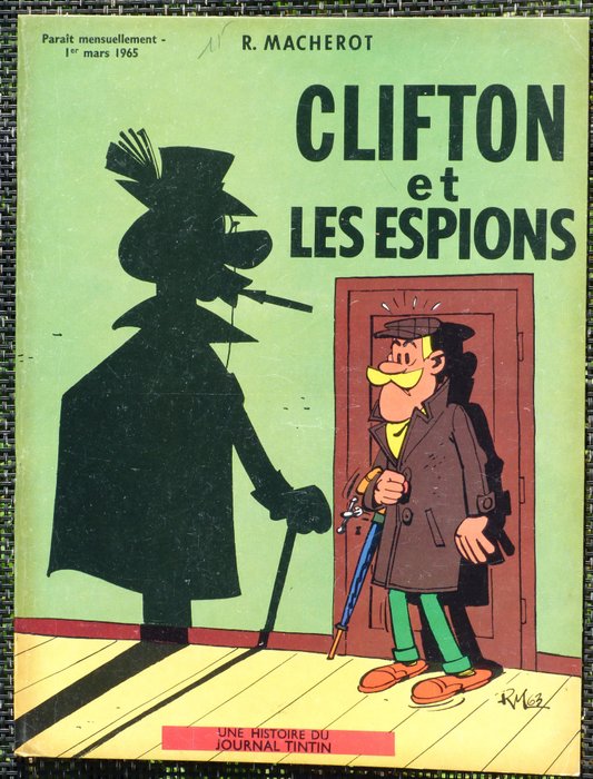 Clifton T3 - Clifton et les espions - B - 1 Album - Første udgave - 1965