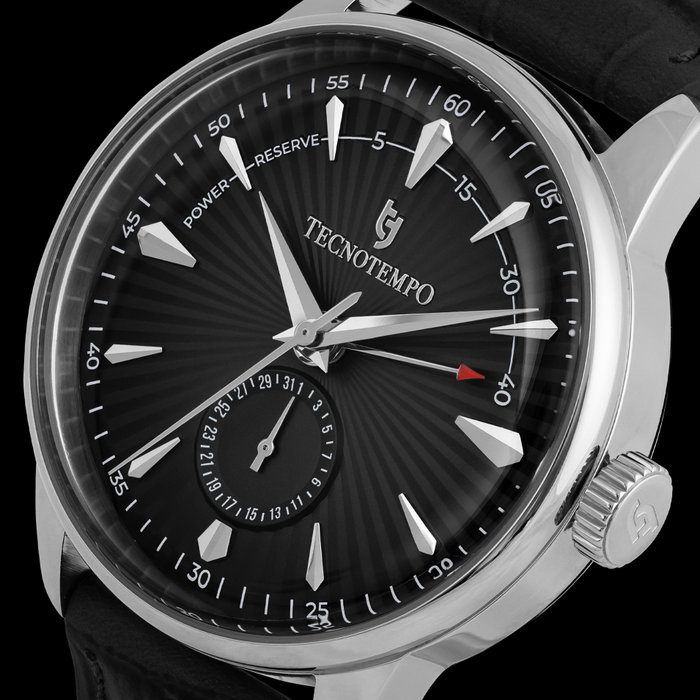 Tecnotempo - Power Reserve - Limited Edition - Black Dial - Ingen mindstepris - TT.50.PWB - Mænd - 2011-nu