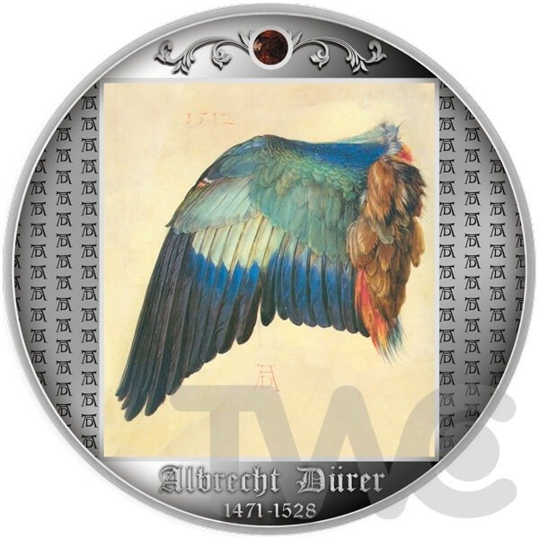 Cameroun. 500 Francs 2021 Wing of a European Roller - Albrecht Dürer, (.999) Proof  (Ingen mindstepris)