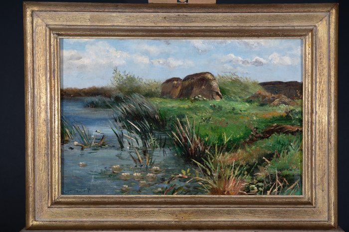 Willem Elisa Roelofs jr. (1874-1940) - Rivierlandschap