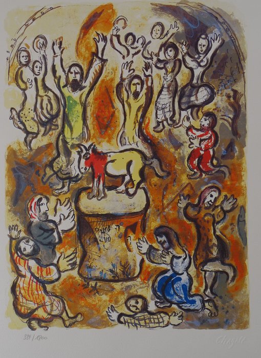 Marc Chagall (d´après) - The False God